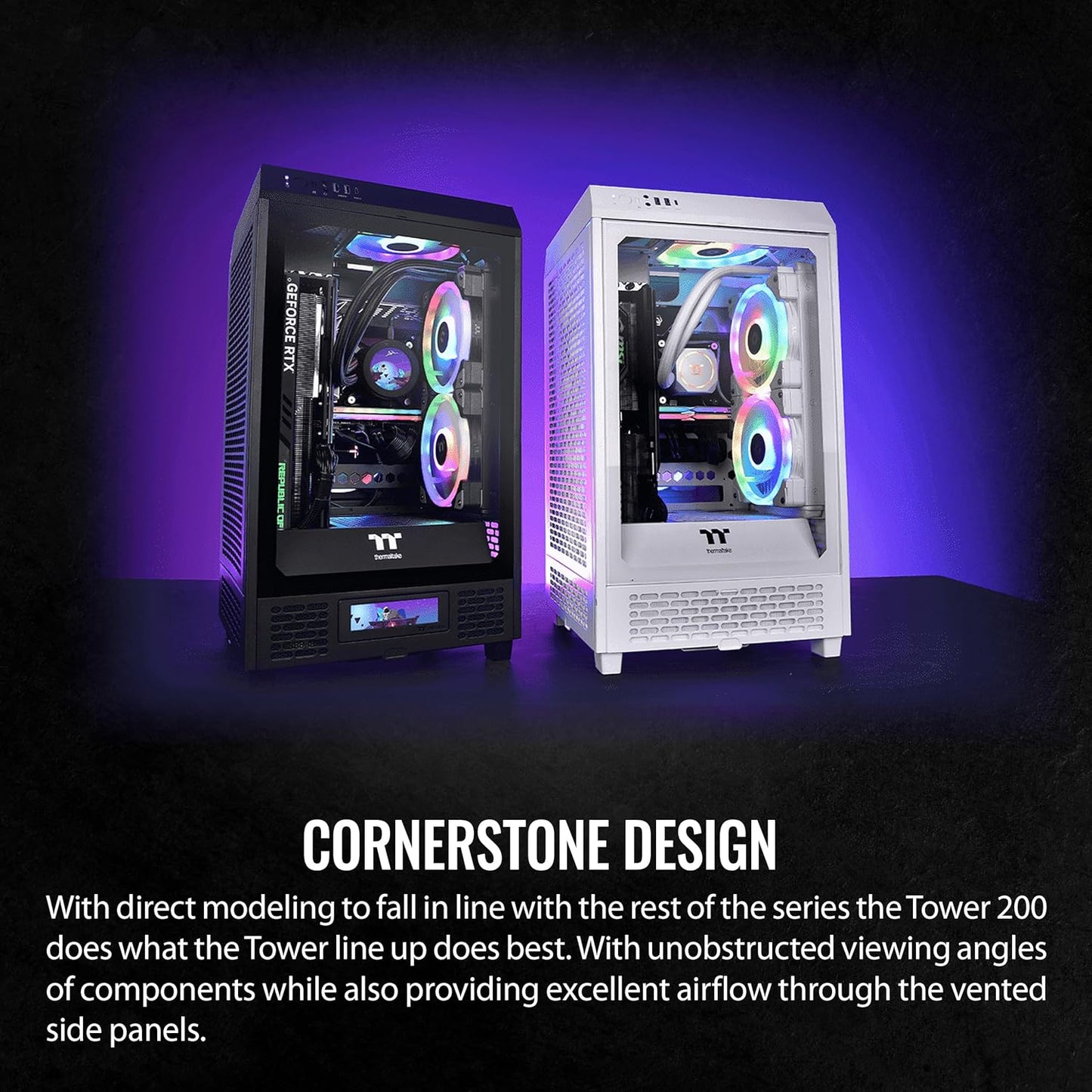 Thermaltake The Tower 200 Black Mini-ITX Computer Case
