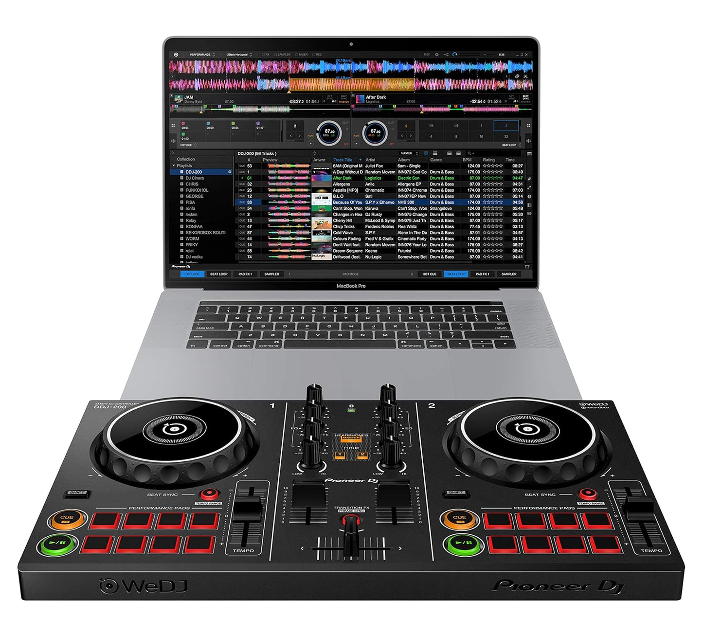 Pioneer DJ DDJ-200 Smart DJ Controller Portable