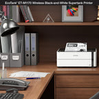 Epson ET-M1170 EcoTank Wireless Monochrome Printer with Ink