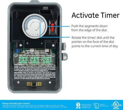 GE 46536 24-Hour Mechanical Pool Timer