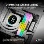 Corsair VENGEANCE RGB 32GB DDR5 6000MHz White Desktop Memory