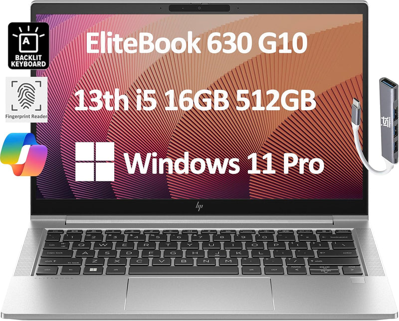 HP EliteBook 630 G10 i5 Business Laptop with AI — main product image