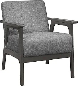 Lexicon 194840132967 Odis Fabric Accent Chair, Gray