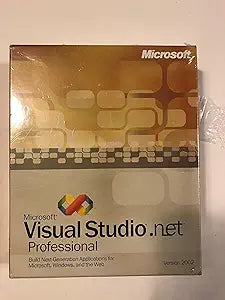 Microsoft Visual Studio .NET Professional 2002 Software