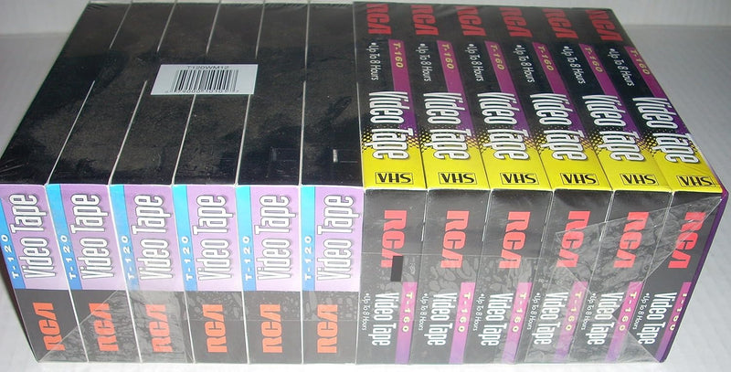RCA Blank VHS Tapes T-120/T-160 12-Pack — main product image