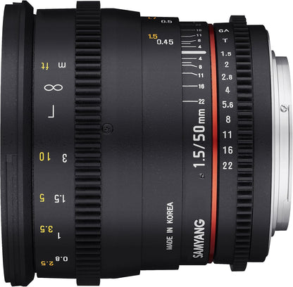 Samyang SYDS50M-C 50mm T1.5 Cine Lens