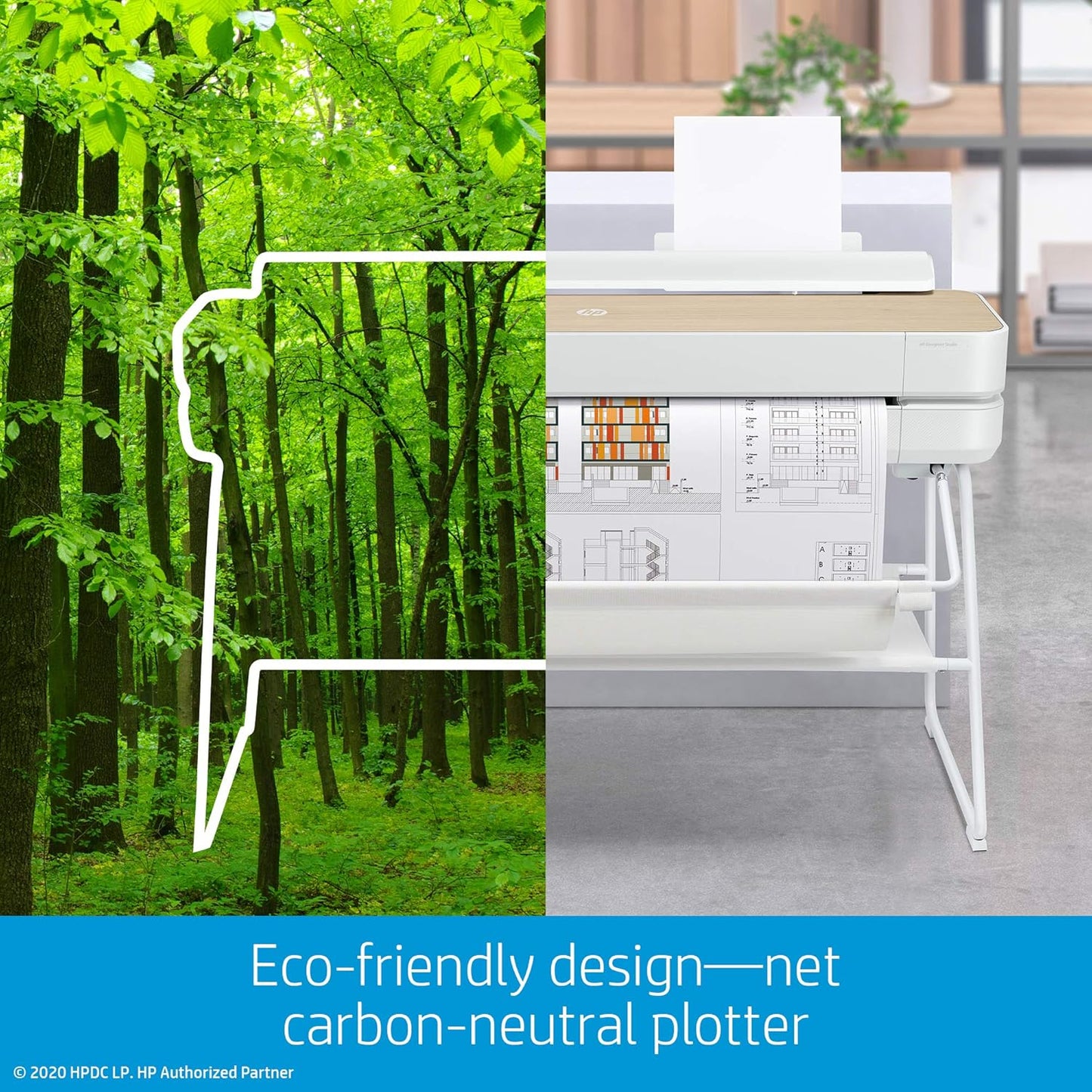 HP 5HB14H DesignJet Studio 36" Plotter Printer