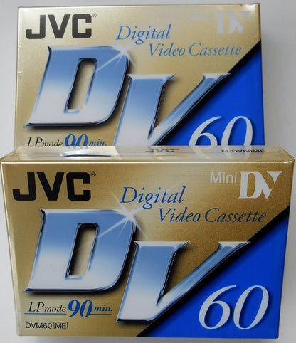 JVC Mini Digital Video Cassette 2-Pack DV60