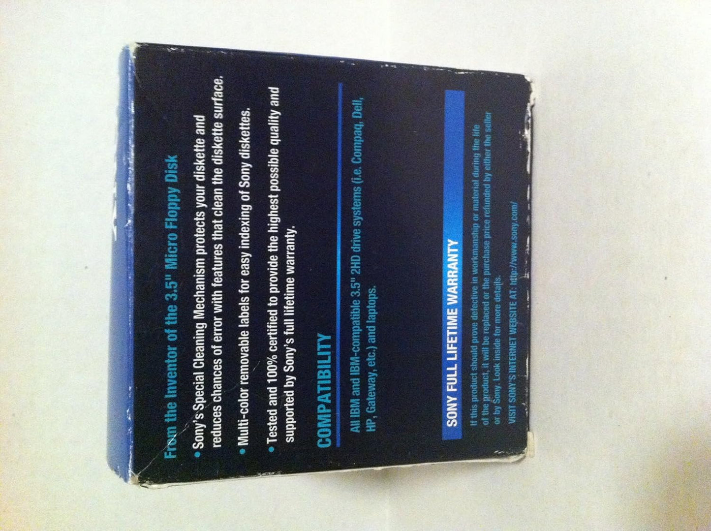 Sony 10mfd-2hdcf 3.5" Micro Floppy Disks 1.44MB (10-Pack)