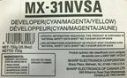 Sharp MX-31NVSA Tri-Color Developer CMY OEM Kit