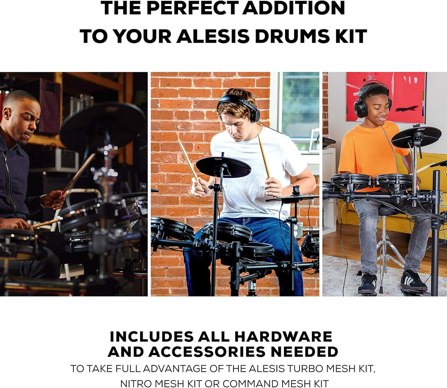 Alesis Drum Essentials Bundle Electric Drum Set Accessories