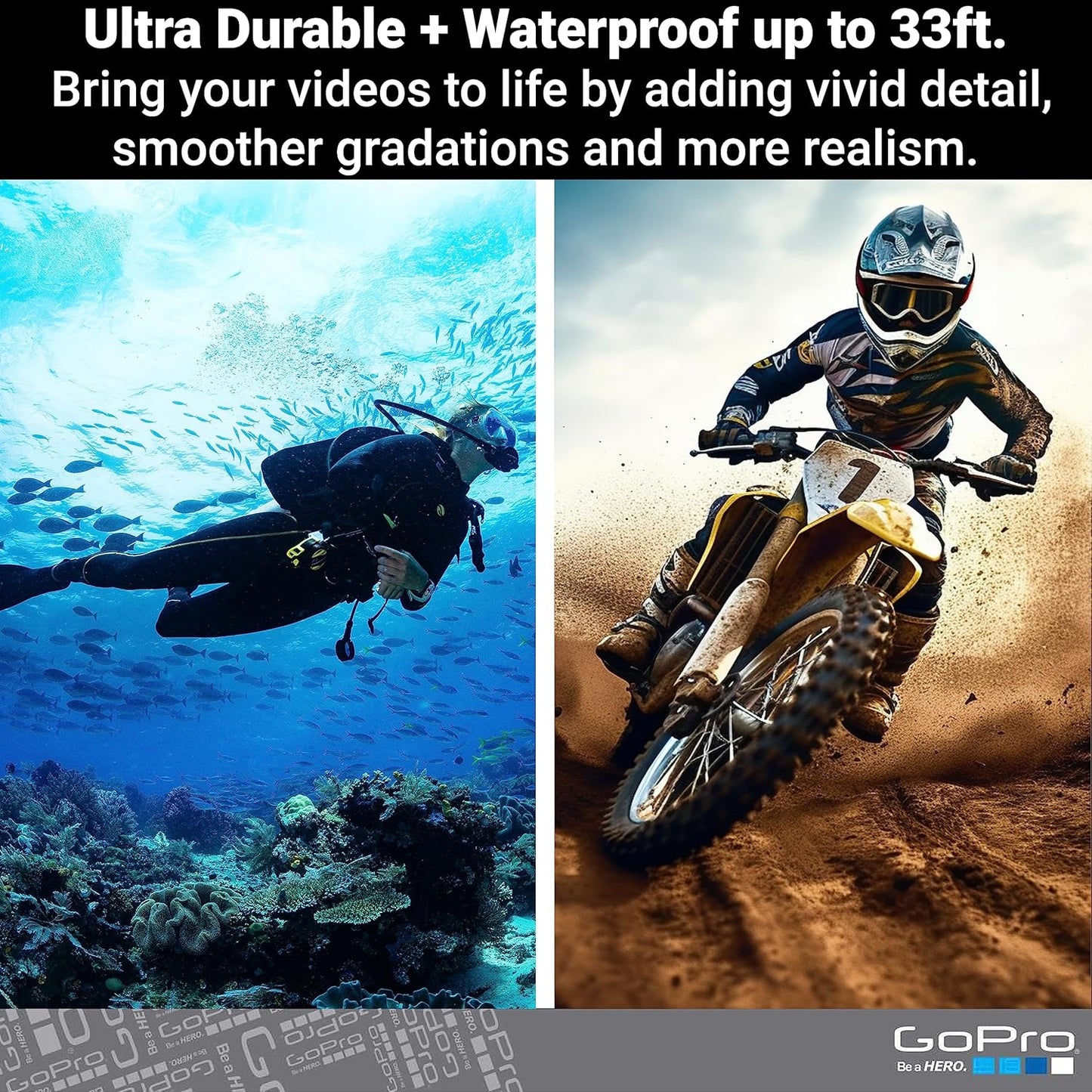 GoPro HERO11 Black Waterproof Action Camera 5.3K60 Ultra HD