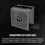 Thermaltake PS-TPD-0850NNFAGU-3 Toughpower GX3 850W 80+ Gold ATX 3.0 PSU