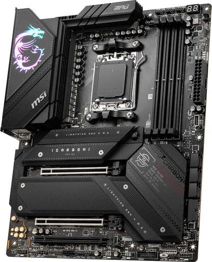 MSI 7D70-001R MPG X670E Carbon WiFi Gaming Motherboard