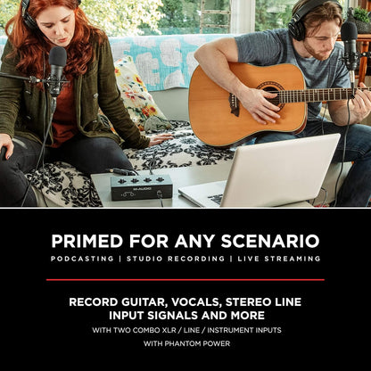 M-Audio M-Track Duo USB Audio Interface Recording Bundle