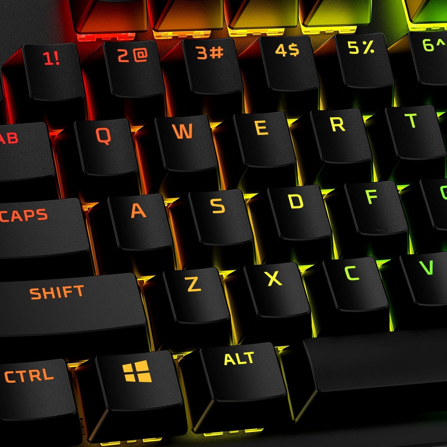 HyperX 519P1AA#ABA PBT Black Keycap Set - 104 Keys