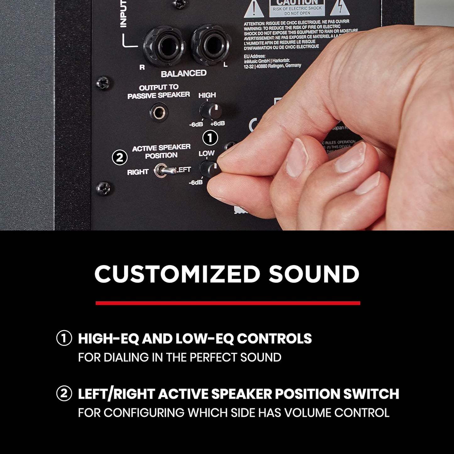 M-Audio BX3 Pair 3.5" Studio Monitor Speakers - 120W
