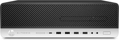 HP EliteDesk 800 G3 SFF i5 Desktop, 16GB, 128GB SSD (Renewed)