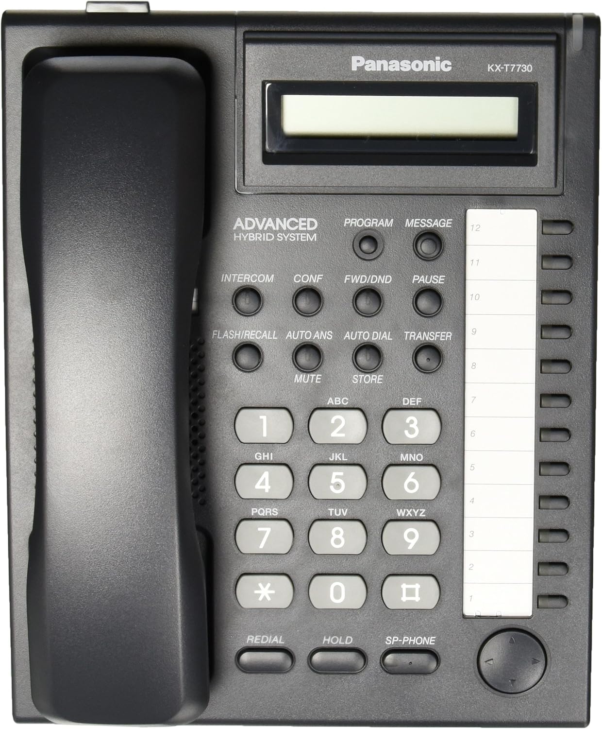 Panasonic KX-T7730 Black Corded Business Telephone