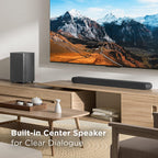 TCL S4510 5.1ch Sound Bar with Wireless Subwoofer - Dolby Audio
