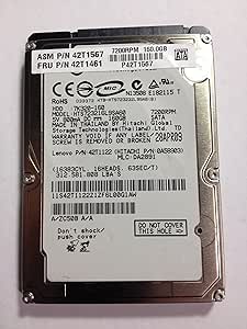 Hitachi HTS723216L9SA60 160GB 2.5" 7200RPM SATA HDD