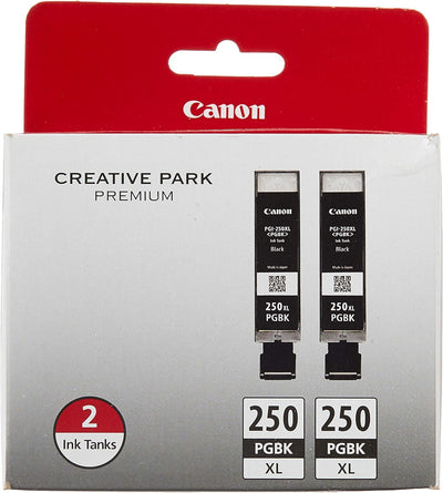 Canon 6432B004 PGI-250XL Black Ink Twin Pack