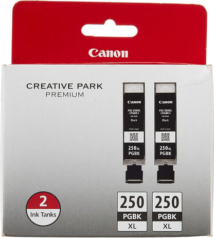 Canon 6432B004 PGI-250XL Black Ink Twin Pack