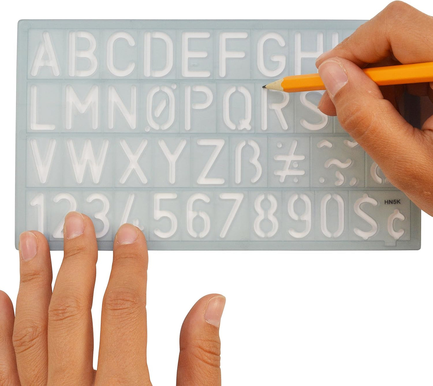 Westcott KT-20-001 Alphabet Number Lettering Guide
