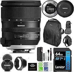 Tamron SP 24-70mm f/2.8 G2 Nikon Lens Bundle