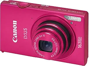 Canon IXUS 240 HS Red Digital Camera — main product image