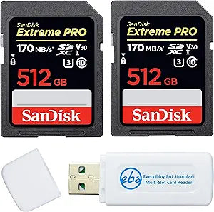 SanDisk SD_Extreme_Pro_R6 512GB Memory Card 2-Pack