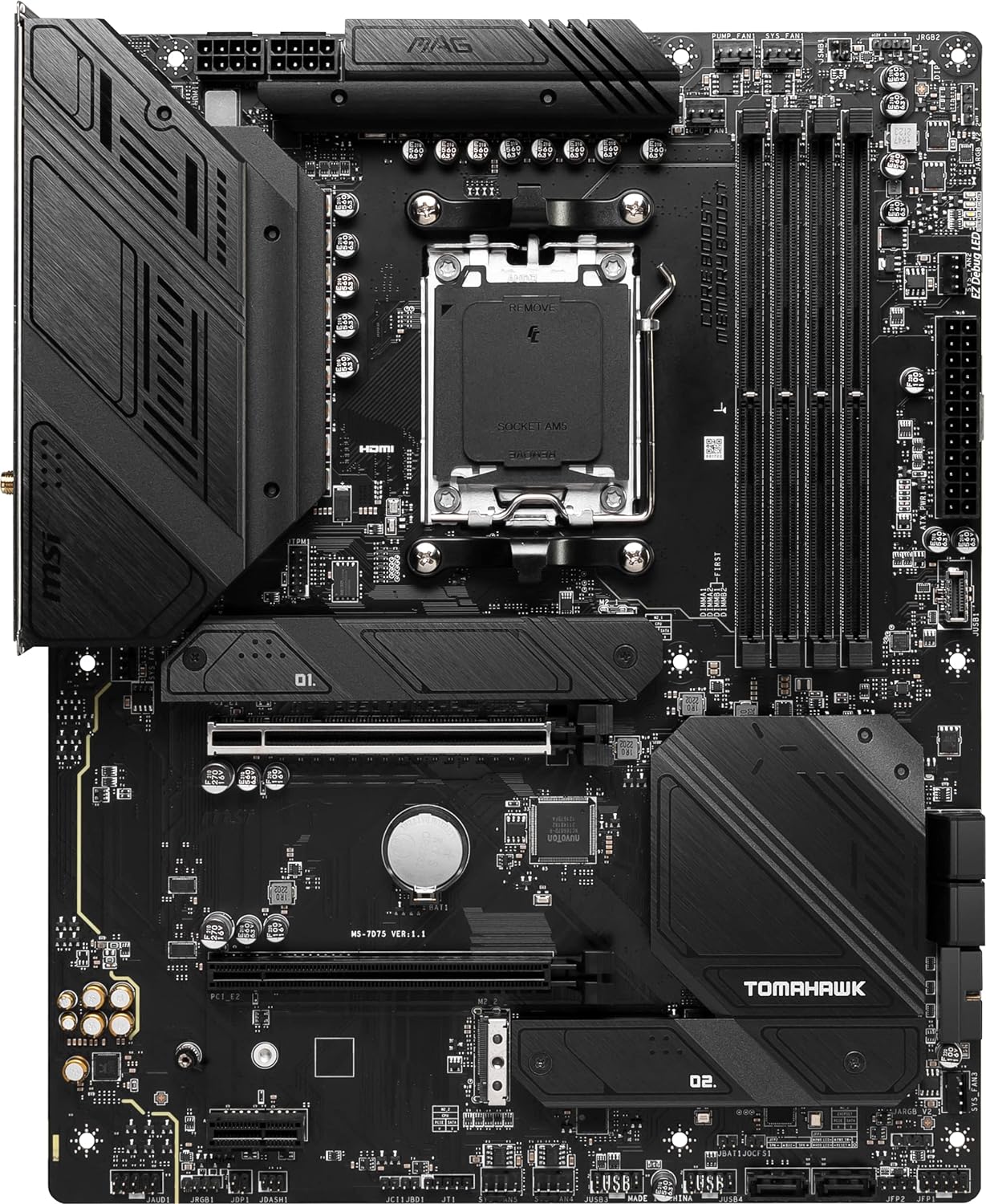 MSI MAG B650 Tomahawk WiFi AM5 Motherboard