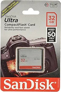 SanDisk Ultra 32GB CompactFlash Memory Card - Fast Read/Write