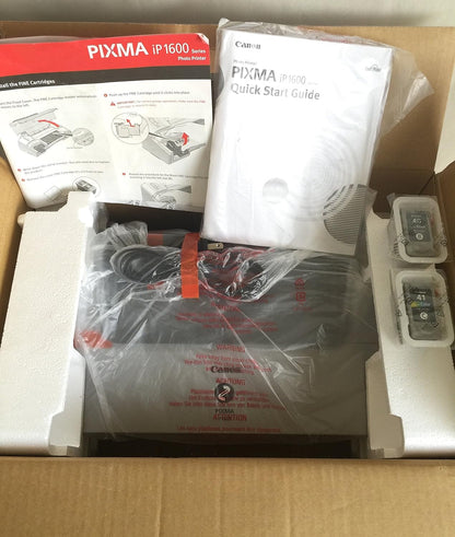 Canon 9989A001 PIXMA iP1600 Photo Printer (White)