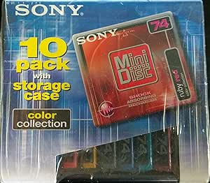 Sony 10MDW74E Color Mini Discs 10-Pack — main product image