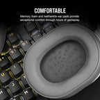 Corsair HS55 STEREO Gaming Headset White Renewed