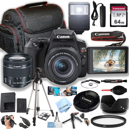 Canon SL3 EOS Rebel DSLR Camera 18-55mm Bundle (Renewed)