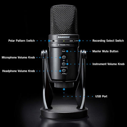 Samson SAGM1UPRO G-Track Pro USB Microphone (Renewed)