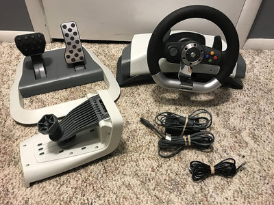 Microsoft 9Z1-00019 Xbox 360 Wireless Racing Wheel