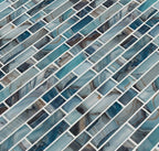 MSI Night Sky Interlocking Glass Tile Sample