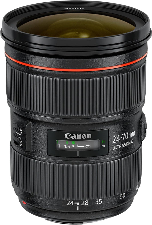 Canon 8014A005-cr EF 24-70mm f/2.8L USM Renewed Lens