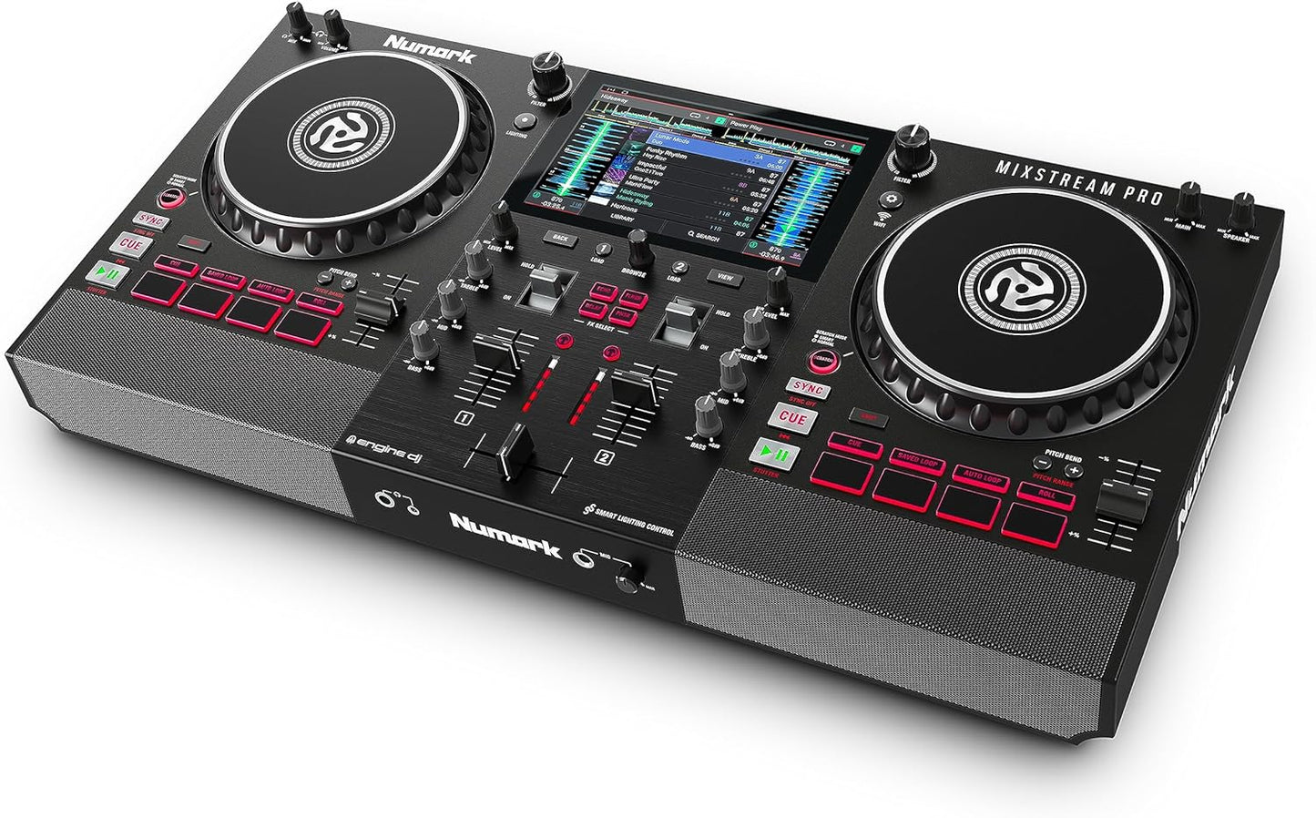 Numark Mixstream Pro Standalone DJ Controller with Built-in Speakers