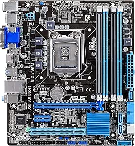 Asus B75M-PLUS B75 mATX Motherboard — main product image