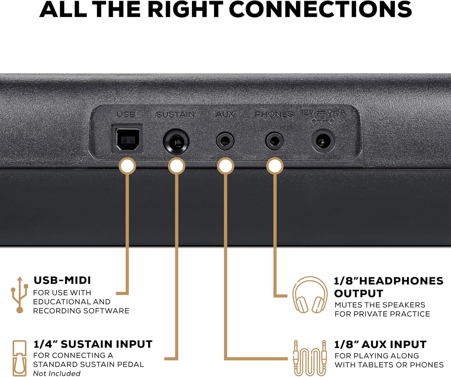 Alesis MELODY61 MK4 KO 61-Key Keyboard Piano for Beginners