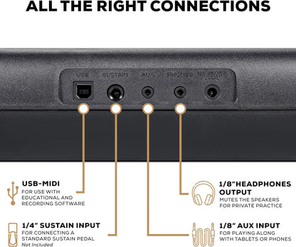Alesis MELODY61 MK4 KO 61-Key Keyboard Piano for Beginners
