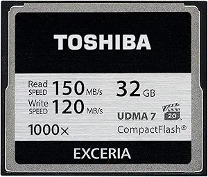 Toshiba CF-032GTGI-8 32GB Exceria CompactFlash Memory Card