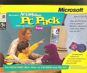 Microsoft ActiMates Interactive Barney Plush Toy