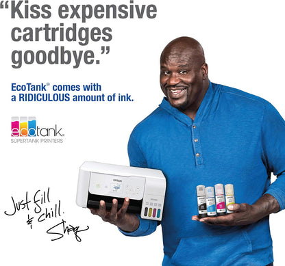 Epson ET-2720 EcoTank Wireless All-in-One Printer - White