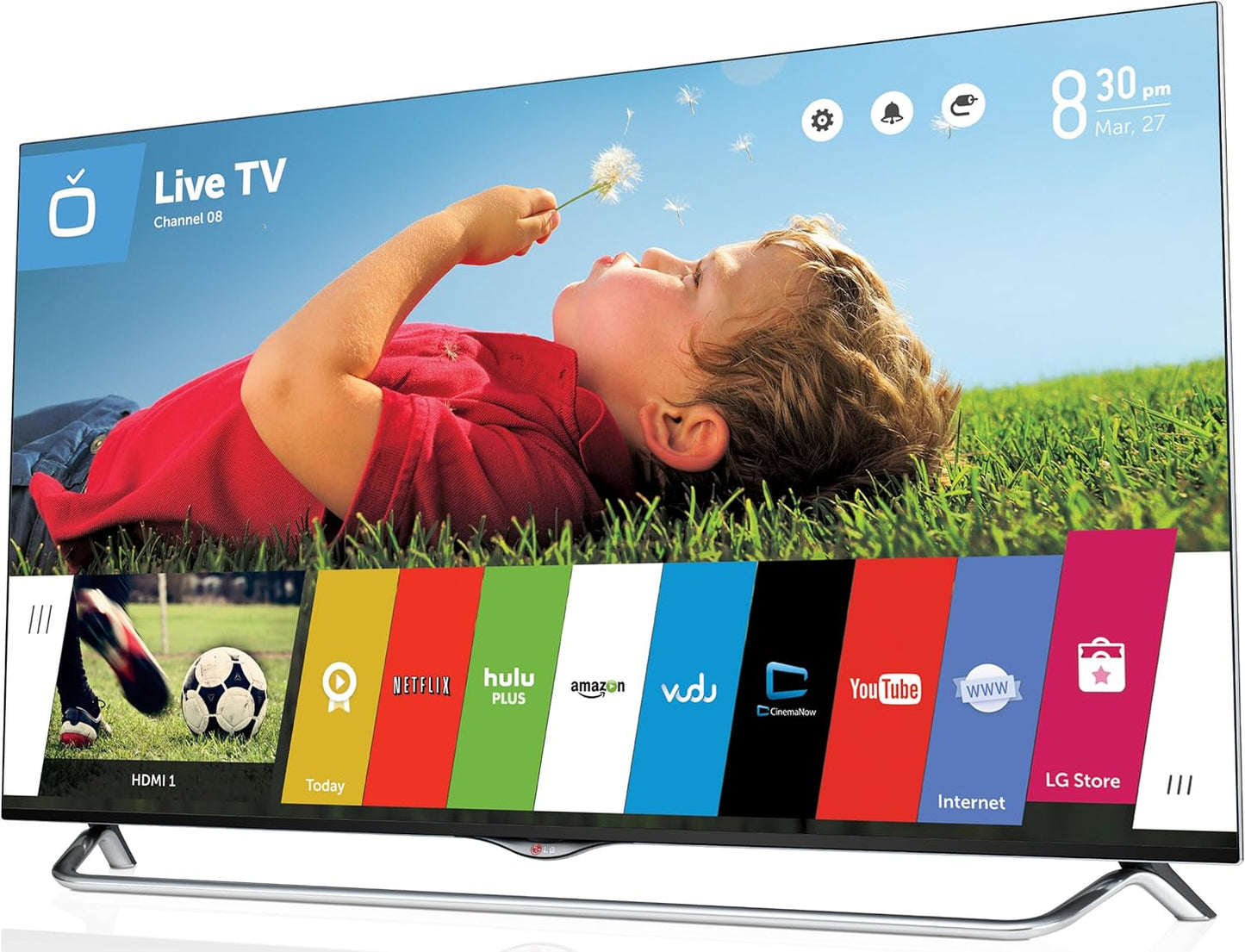 LG 49UB8500 49-Inch 4K Ultra HD 120Hz 3D Smart LED TV