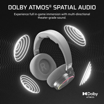 Corsair Virtuoso MAX Silver Wireless Dolby Atmos Gaming Headset